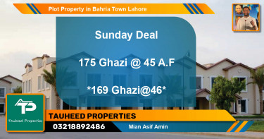 Residential Plot for Sale in Bahria Town, Lahore - (BP-39339)