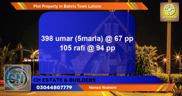 Residential Plot for Sale in Bahria Town, Lahore - (BP-39373)