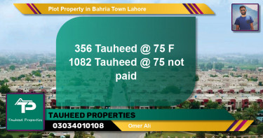 Residential Plot for Sale in Bahria Town, Lahore - (BP-39444)