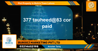 Residential Plot for Sale in Bahria Town, Lahore - (BP-39472)