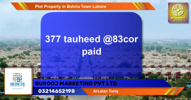 Residential Plot for Sale in Bahria Town, Lahore - (BP-39477)