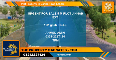 Residential Plot for Sale in Bahria Town, Lahore - (BP-39502)