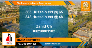 Residential Plot for Sale in Bahria Town, Lahore - (BP-39525)