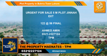 Residential Plot for Sale in Bahria Town, Lahore - (BP-39588)