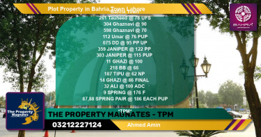 Residential Plot for Sale in Bahria Town, Lahore - (BP-39589)