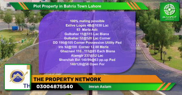 Residential Plot for Sale in Bahria Town, Lahore - (BP-39614)