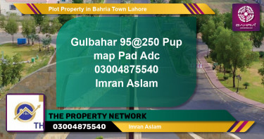 Residential Plot for Sale in Bahria Town, Lahore - (BP-39632)