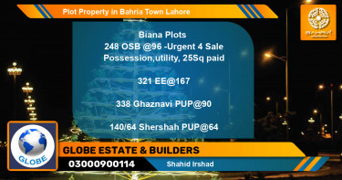 Residential Plot for Sale in Bahria Town, Lahore - (BP-39755)