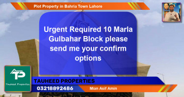 Residential Plot for Sale in Bahria Town, Lahore - (BP-39770)