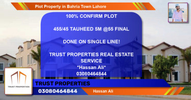 Residential Plot for Sale in Bahria Town, Lahore - (BP-39784)