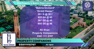 Residential Plot for Sale in Bahria Town, Lahore - (BP-39859)