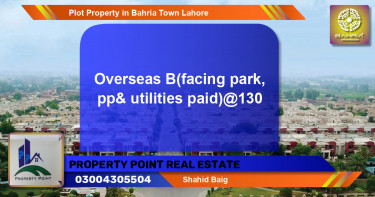 Residential Plot for Sale in Bahria Town, Lahore - (BP-39877)