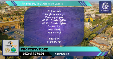 Residential Plot for Sale in Bahria Town, Lahore - (BP-39902)