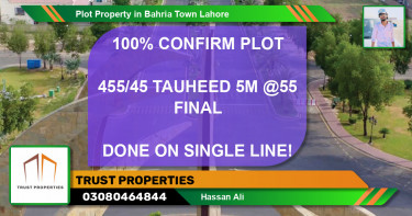 Residential Plot for Sale in Bahria Town, Lahore - (BP-39929)