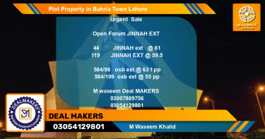 Residential Plot for Sale in Bahria Town, Lahore - (BP-40013)