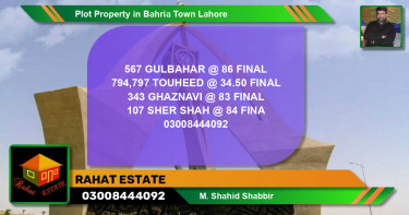 Residential Plot for Sale in Bahria Town, Lahore - (BP-40024)