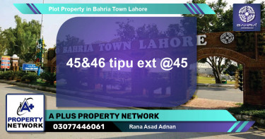 Residential Plot for Sale in Bahria Town, Lahore - (BP-40074)