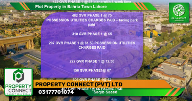 Residential Plot for Sale in Bahria Town, Lahore - (BP-40096)