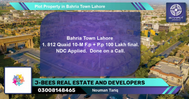Residential Plot for Sale in Bahria Town, Lahore - (BP-40258)