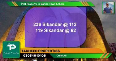 Residential Plot for Sale in Bahria Town, Lahore - (BP-40261)