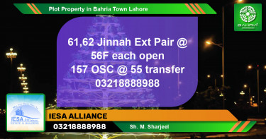 Residential Plot for Sale in Bahria Town, Lahore - (BP-40263)
