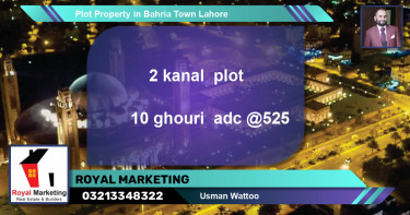 Residential Plot for Sale in Bahria Town, Lahore - (BP-40297)