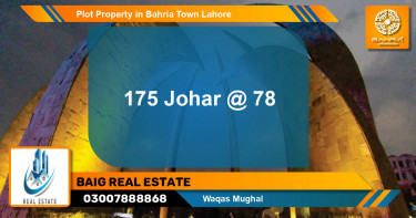Residential Plot for Sale in Bahria Town, Lahore - (BP-40335)