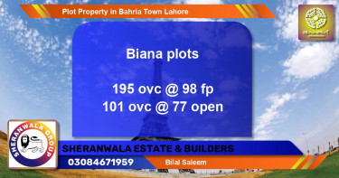 Residential Plot for Sale in Bahria Town, Lahore - (BP-40371)