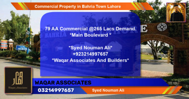 Commercial Property for Sale in Bahria Town, Lahore - (BP-40386)