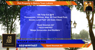 Residential Plot for Sale in Bahria Town, Lahore - (BP-40387)