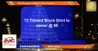 Residential Plot for Sale in Bahria Town, Lahore - (BP-40432)