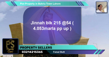 Residential Plot for Sale in Bahria Town, Lahore - (BP-40442)