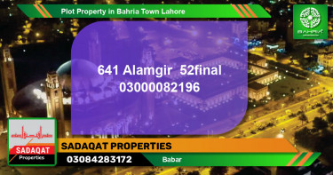 Residential Plot for Sale in Bahria Town, Lahore - (BP-40469)