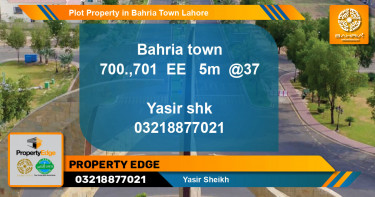 Residential Plot for Sale in Bahria Town, Lahore - (BP-40475)