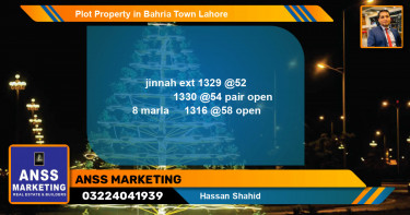 Residential Plot for Sale in Bahria Town, Lahore - (BP-40518)