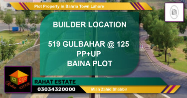 Residential Plot for Sale in Bahria Town, Lahore - (BP-40550)