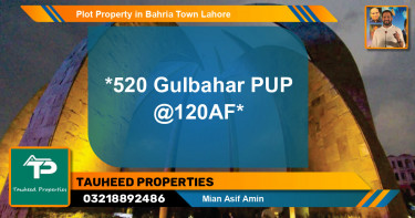 Residential Plot for Sale in Bahria Town, Lahore - (BP-40565)