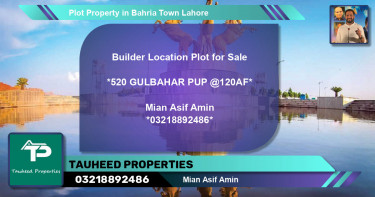 Residential Plot for Sale in Bahria Town, Lahore - (BP-40570)