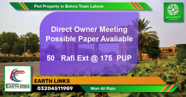 Residential Plot for Sale in Bahria Town, Lahore - (BP-40589)