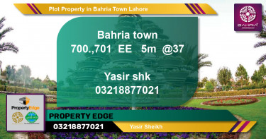 Residential Plot for Sale in Bahria Town, Lahore - (BP-40610)