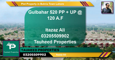 Residential Plot for Sale in Bahria Town, Lahore - (BP-40611)
