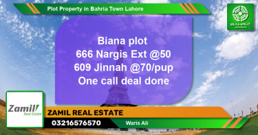 Residential Plot for Sale in Bahria Town, Lahore - (BP-40616)