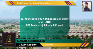 Residential Plot for Sale in Bahria Town, Lahore - (BP-40707)