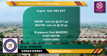Residential Plot for Sale in Bahria Town, Lahore - (BP-40716)
