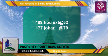 Residential Plot for Sale in Bahria Town, Lahore - (BP-40736)