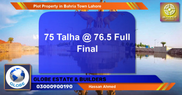 Residential Plot for Sale in Bahria Town, Lahore - (BP-40745)
