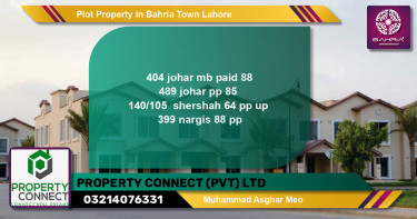 Residential Plot for Sale in Bahria Town, Lahore - (BP-40759)