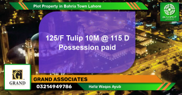 Residential Plot for Sale in Bahria Town, Lahore - (BP-40782)