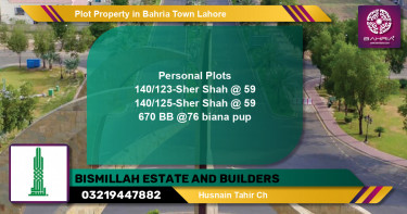 Residential Plot for Sale in Bahria Town, Lahore - (BP-40791)