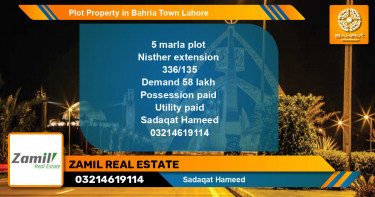 Residential Plot for Sale in Bahria Town, Lahore - (BP-40794)